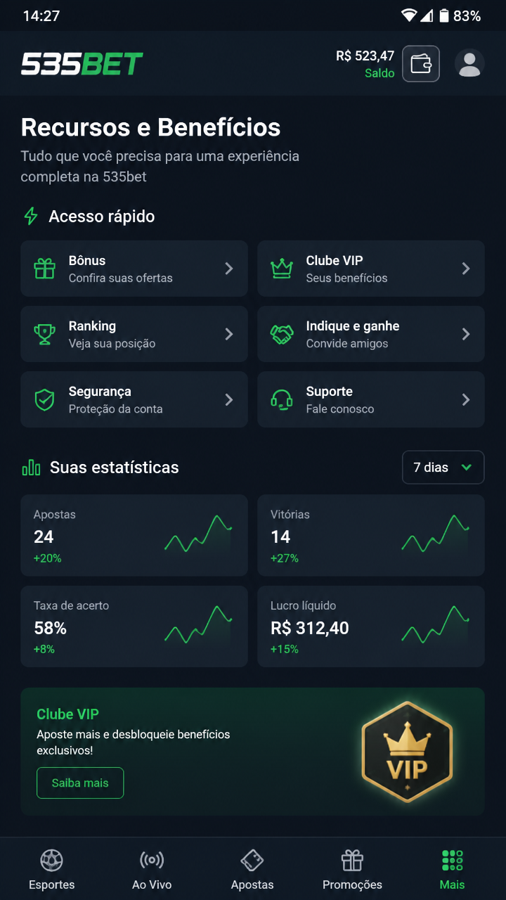 535bet screenshot