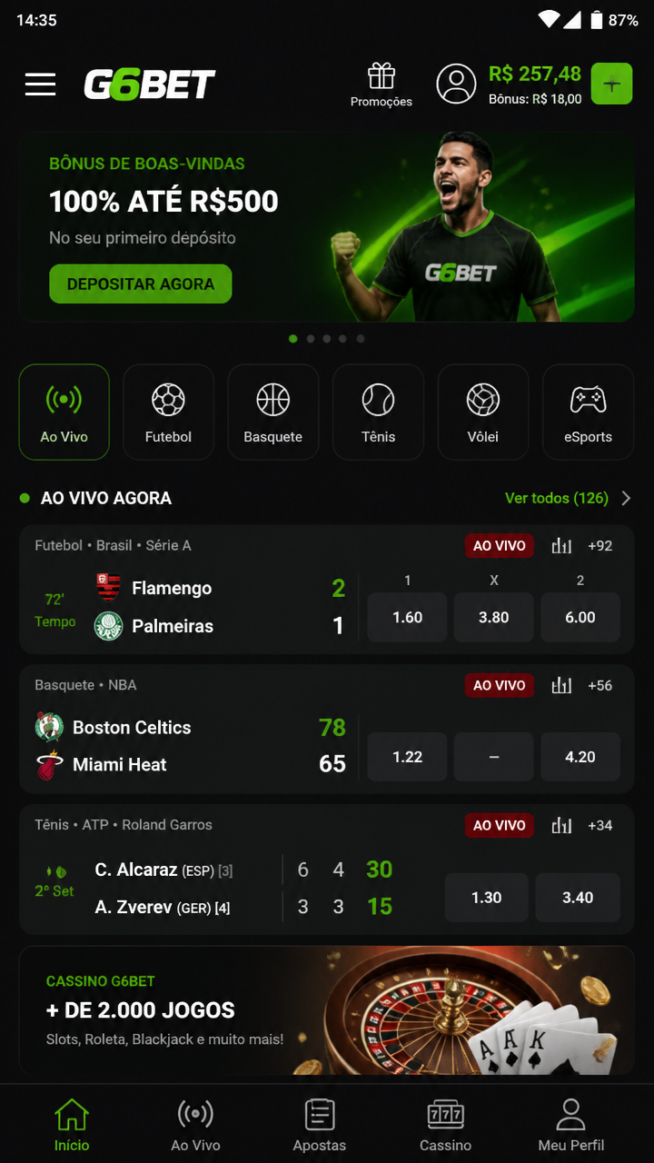 g6bet screenshot