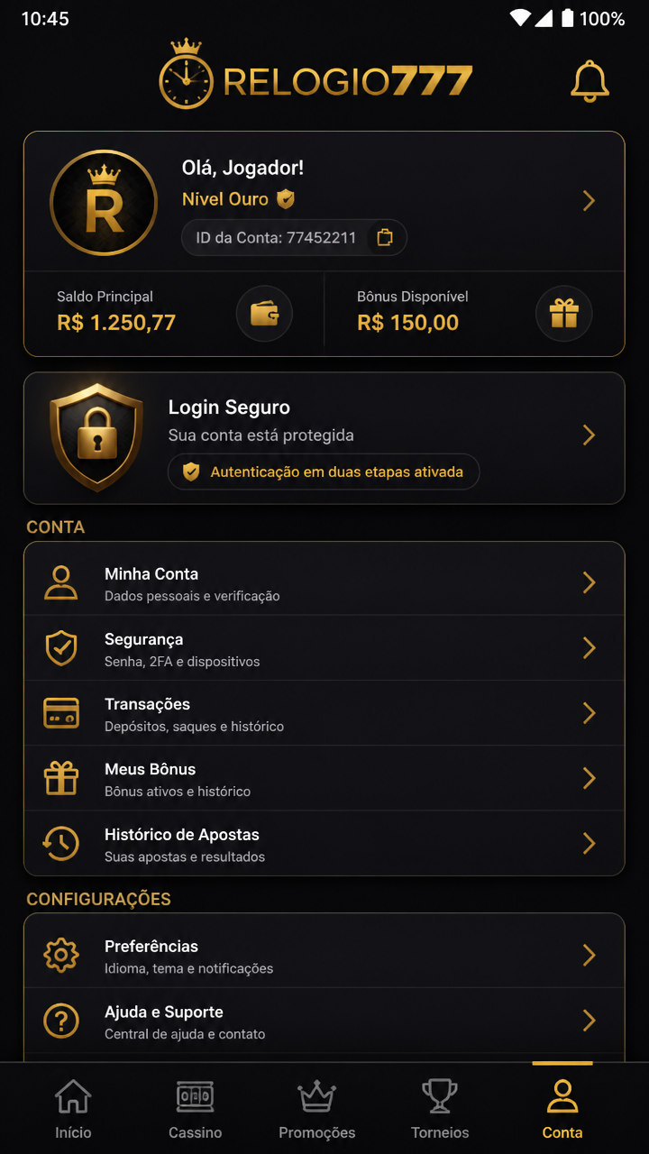 relogio777 screenshot
