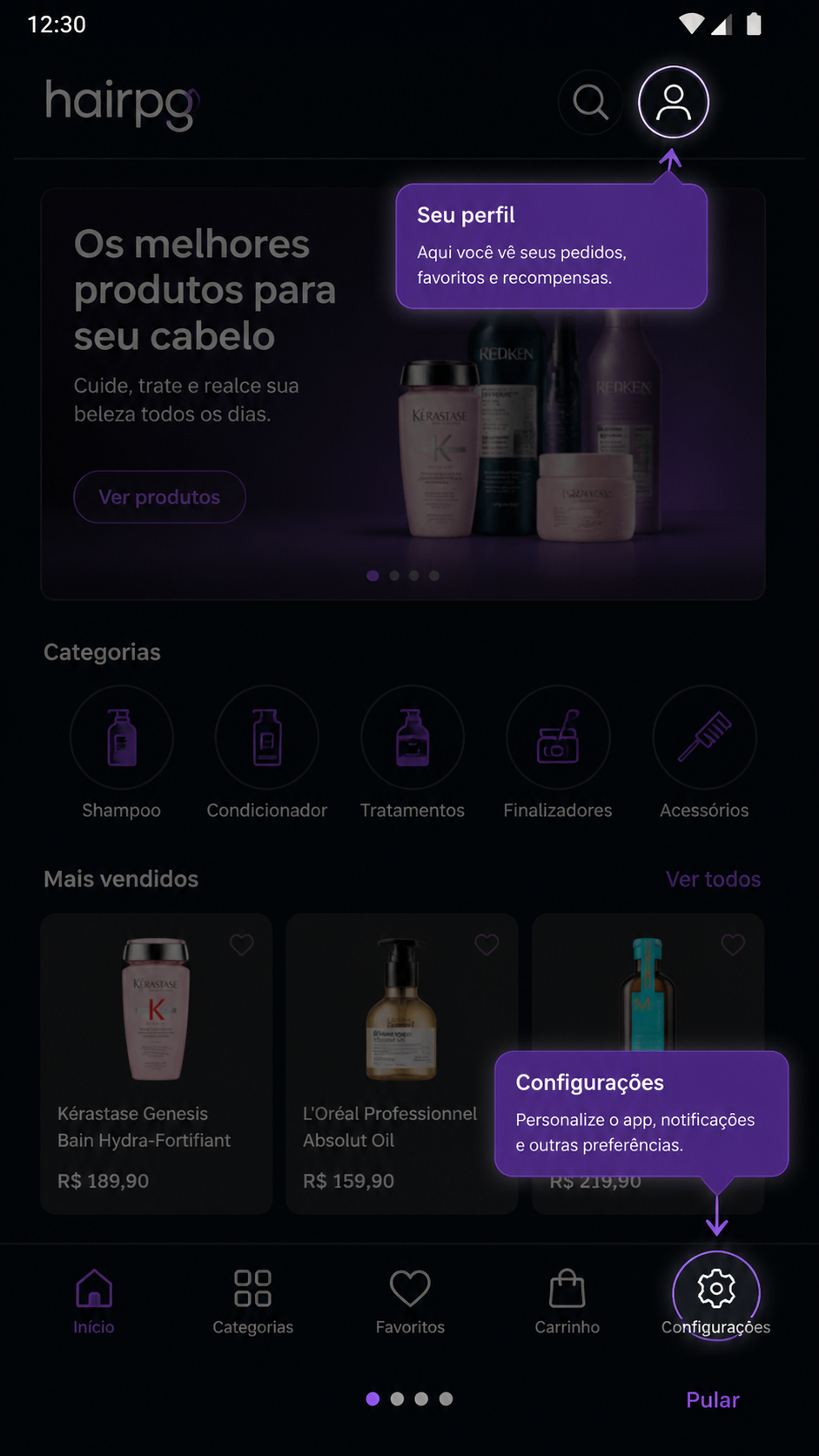 hairpg screenshot