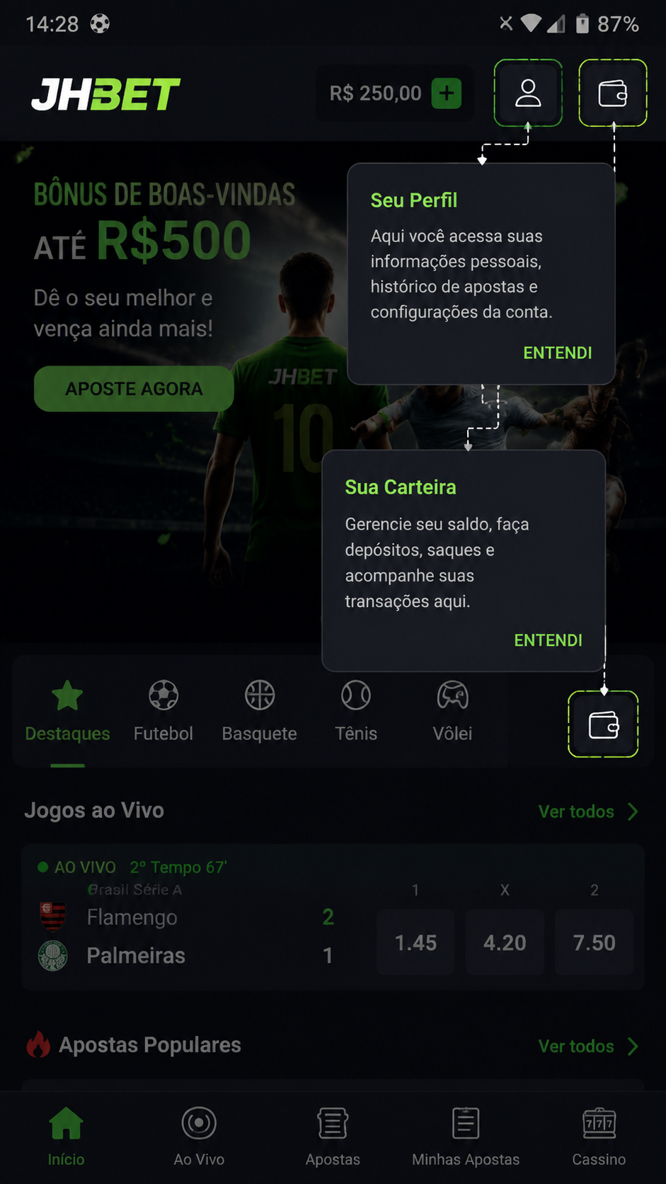 jhbet screenshot