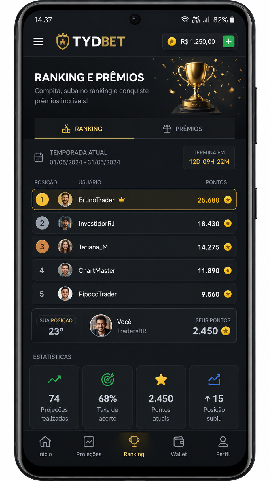 tydbet screenshot