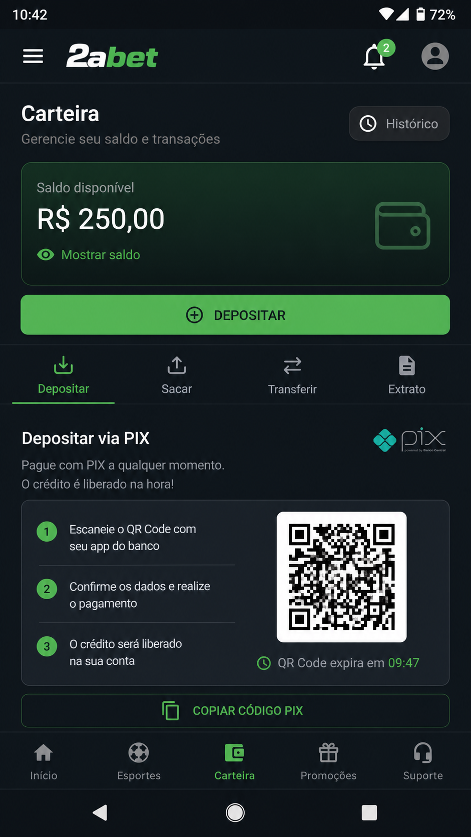 2abet screenshot