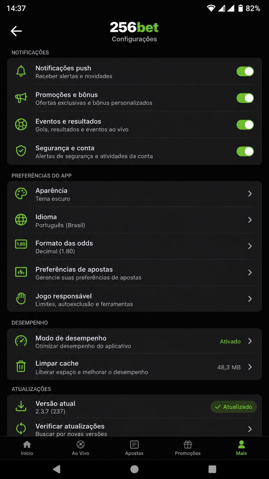 256bet screenshot