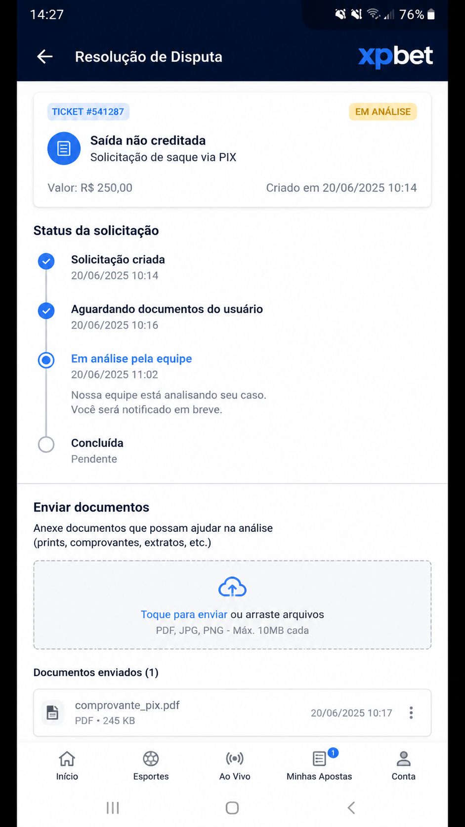 xpbet screenshot