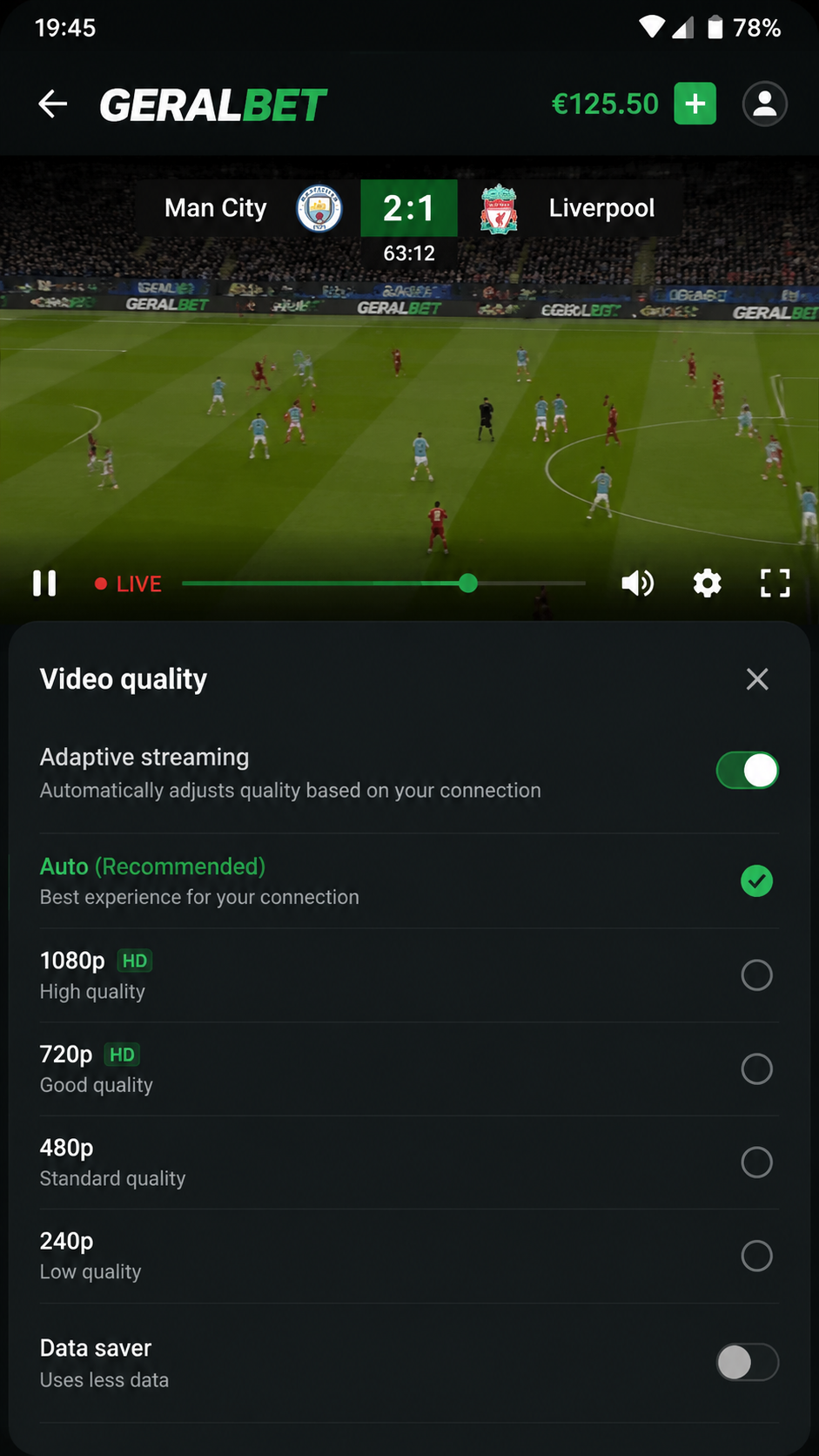 GeralBet screenshot