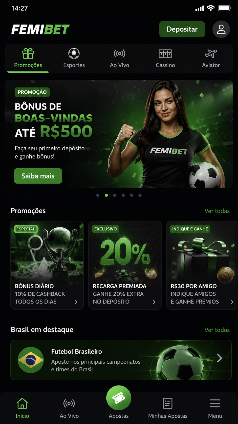 Femibet screenshot
