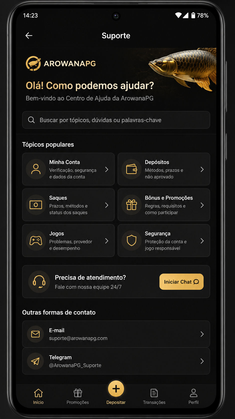 ArowanaPG screenshot