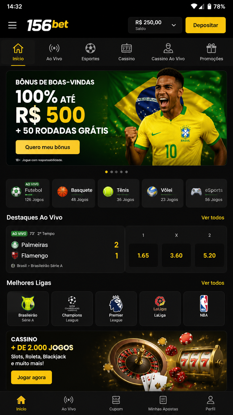 156bet screenshot
