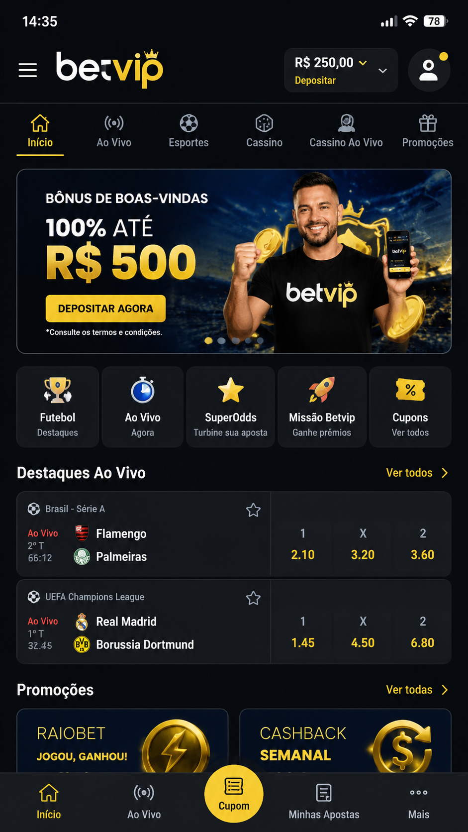 betvip screenshot