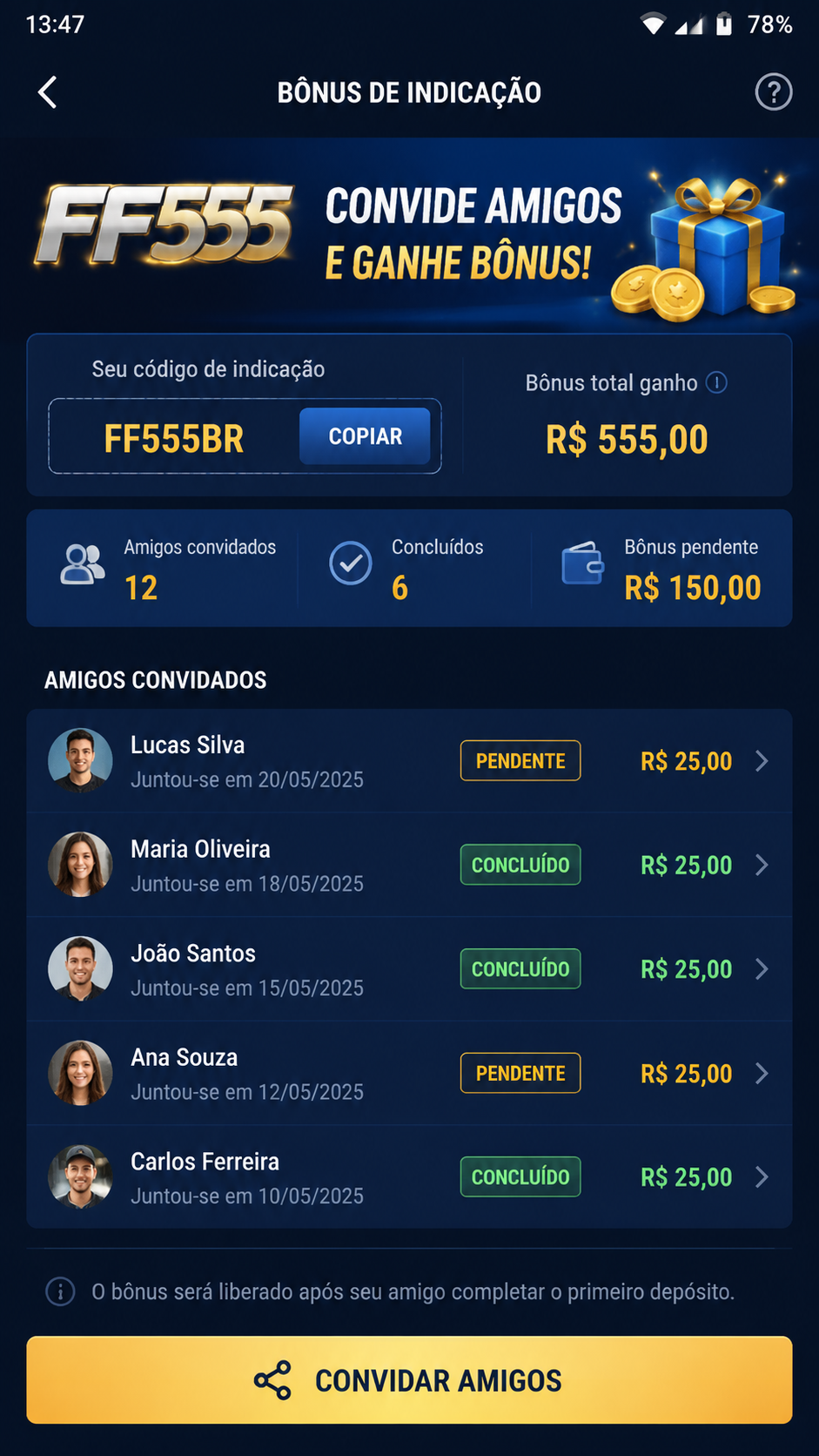 ff555 screenshot