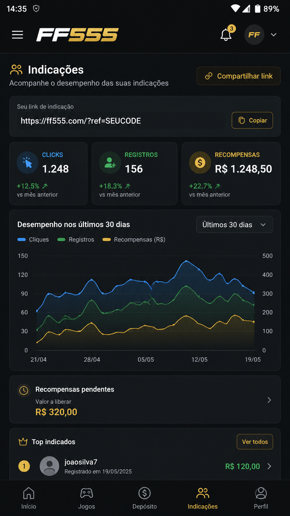 ff555 screenshot