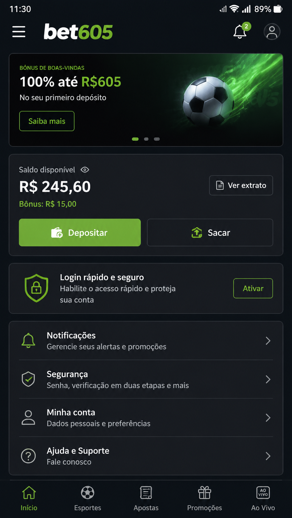 bet605 screenshot