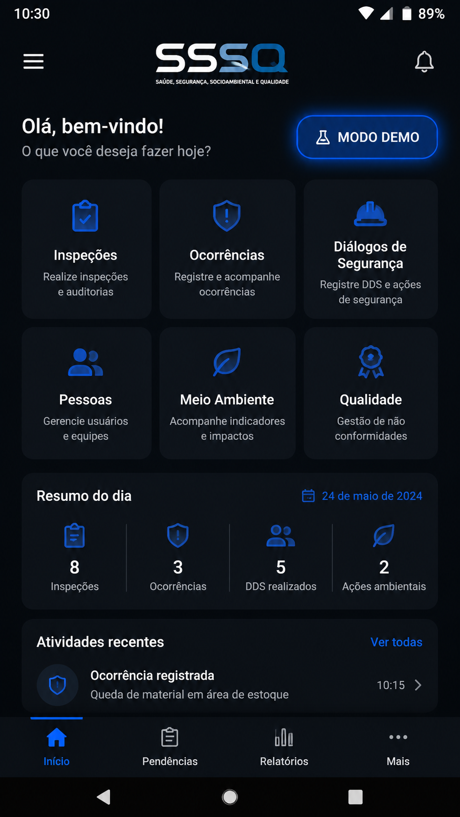 SSSQ screenshot