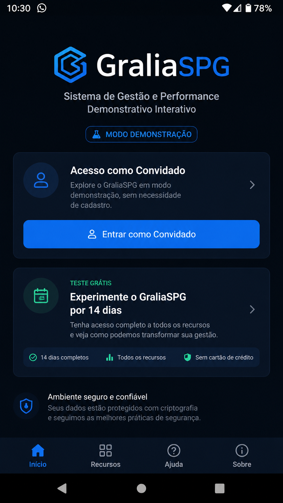 GraliaSPG screenshot