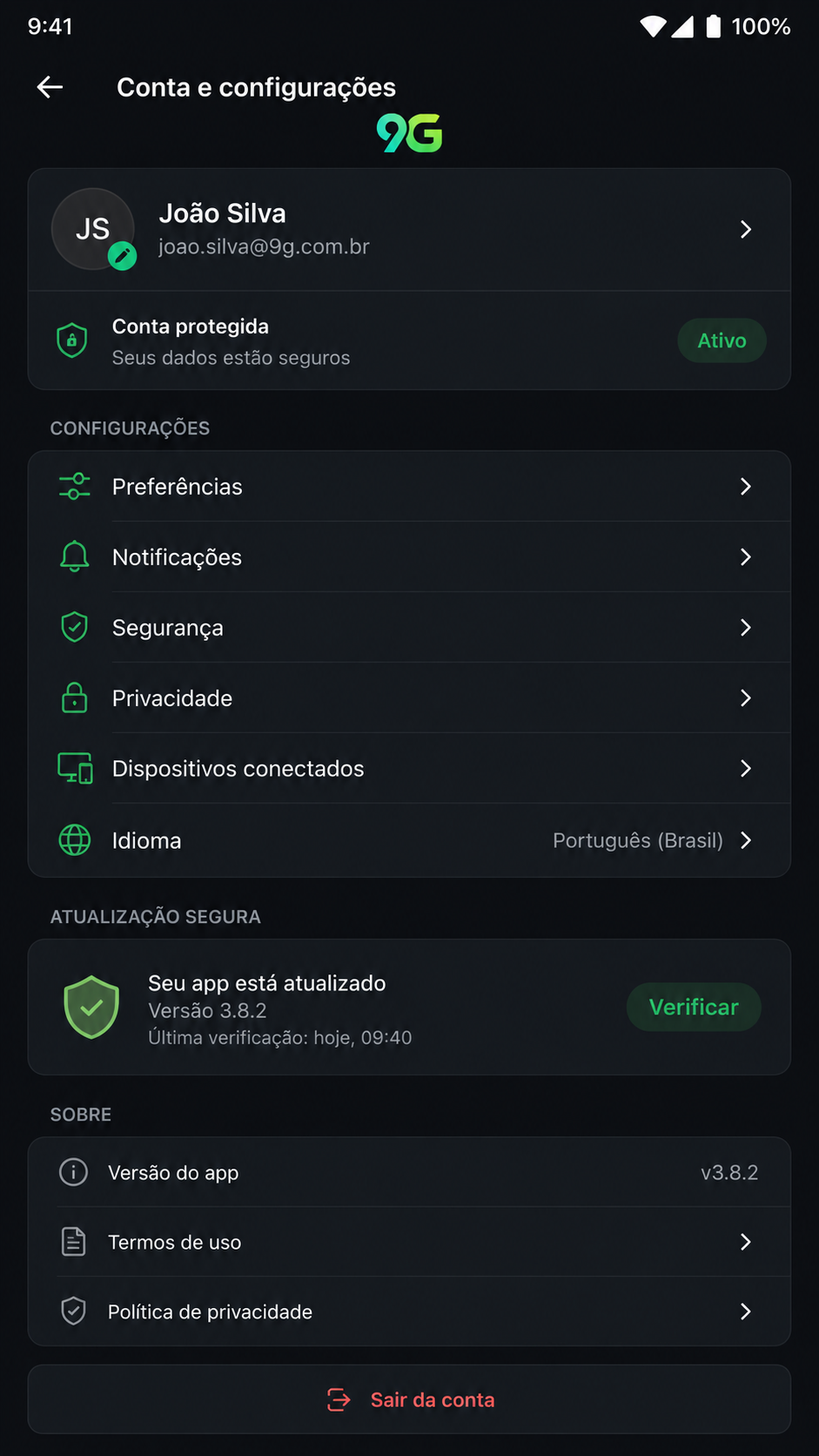 9G screenshot